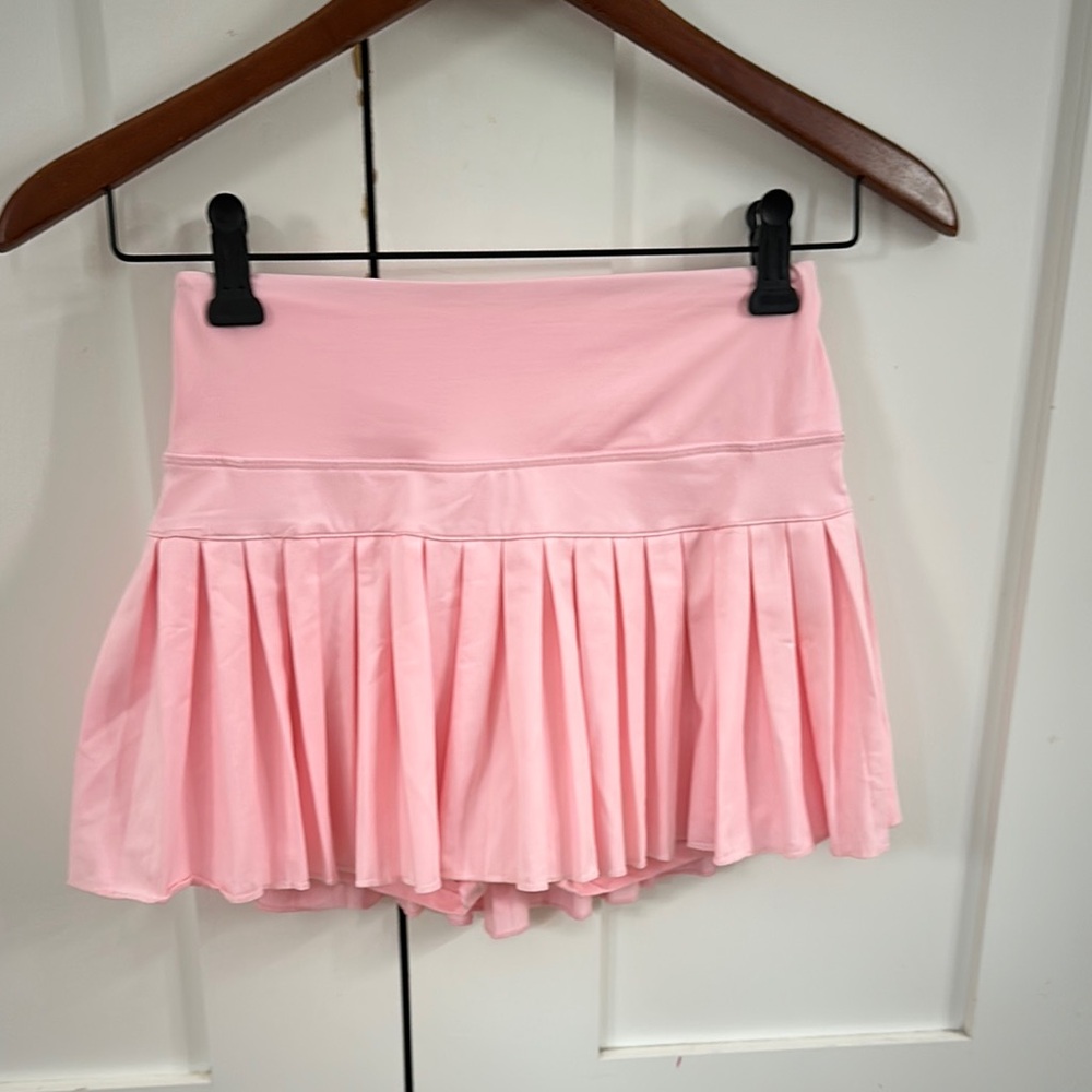 Gold Hinge Tennis Skirt, light pink!!